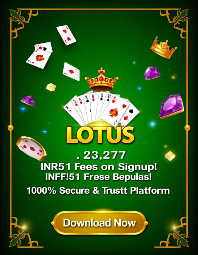 Teen Patti Lotus Banner